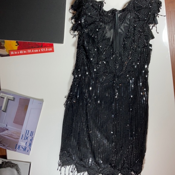 Scala Beaded Dress, Vintage 1980's EUC - Picture 5 of 5